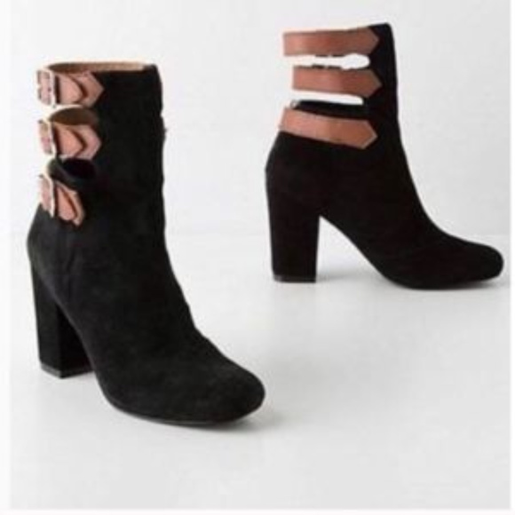 Anthropologie Shoes - Anthro "Buckled Mid-Boots" EU 38, Pied Juste, $188
